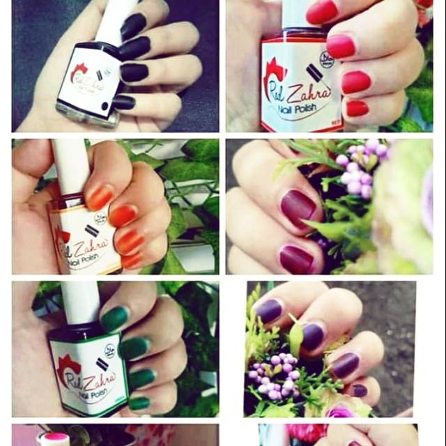 Red Zahra nail Polish