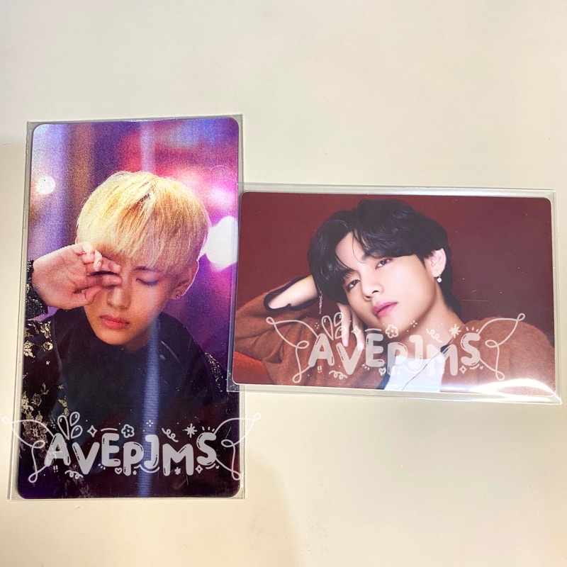 [ ready stock ] bts taehyung official photocard pc lenti lenticular wings concept book wcb ld lucky 