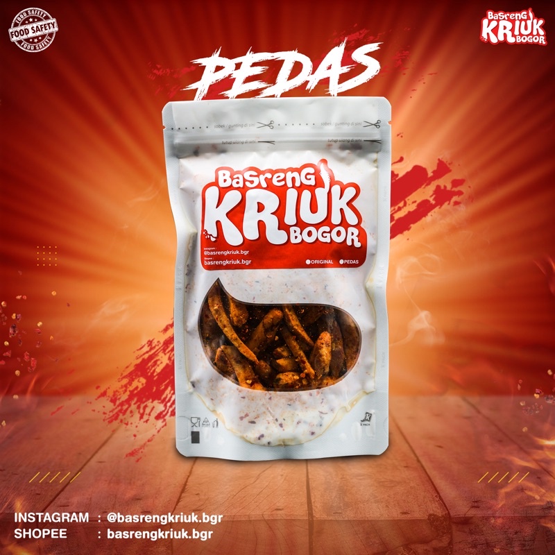 

BASRENG KRIUK PEDAS GURIH DAUN JERUK (50-100gr)