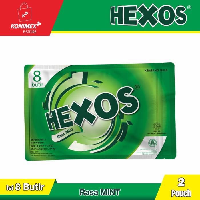 

HEXOS MINT ISI 8 BUTIR (2 POUCH)