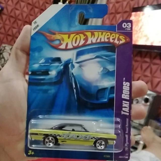Hotwheels 70 plymouth Road Runner Taxi rods
