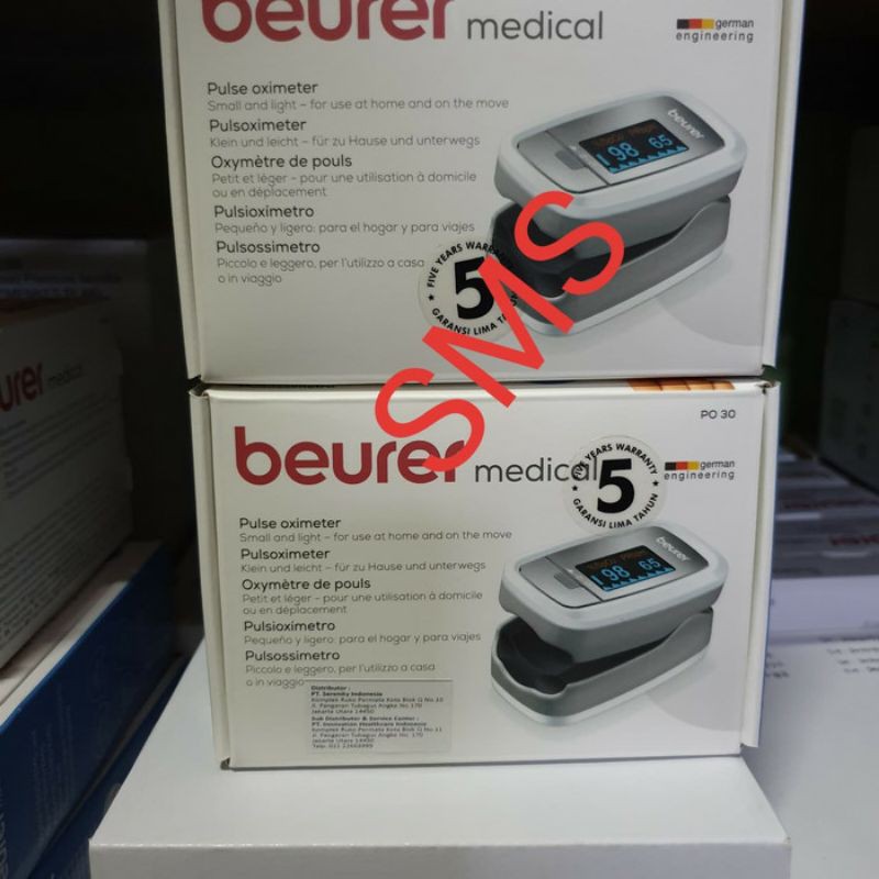 Beurer PO 30/Alat Ukur Kadar Oksigen PO30 Beurer/Pulse Oximetri/SpO2 PO 30 Beurer