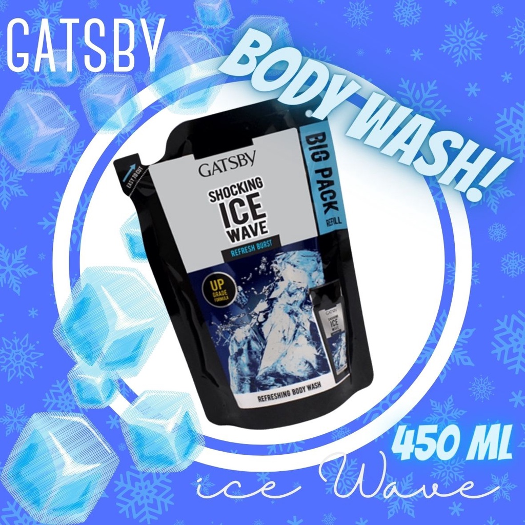 Gatsby Shower Gel Shocking Ice Wave Refreshing