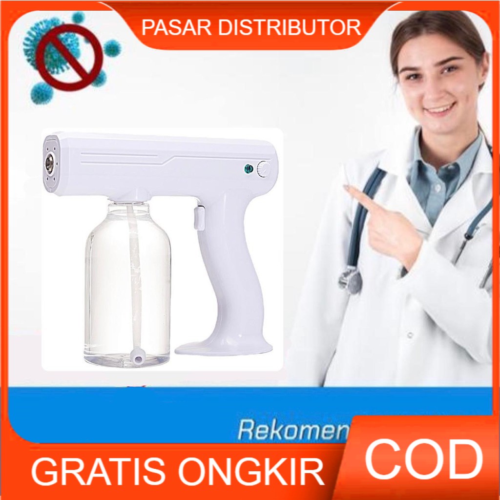 Disinfectant Nano Spray Cordless Mesin Fogging Wireless Air Gun Spray Tanpa Kabel Pembasmi Kuman