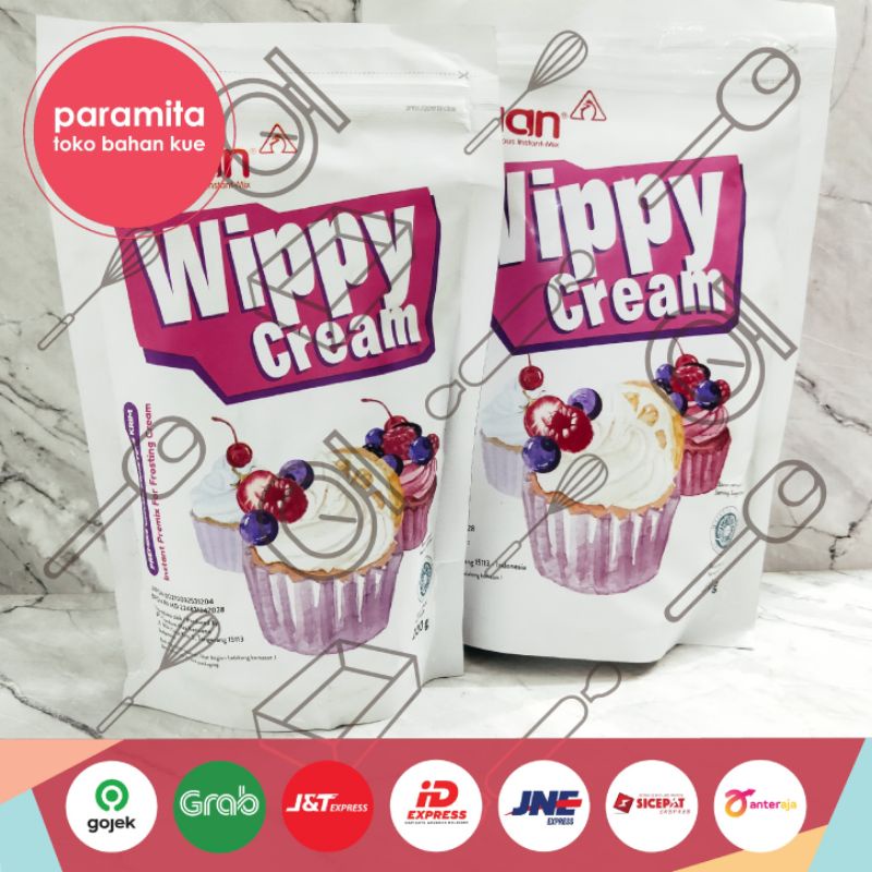 Haan Wippy Cream Bubuk Instan Pouch 200 gr/400 gr