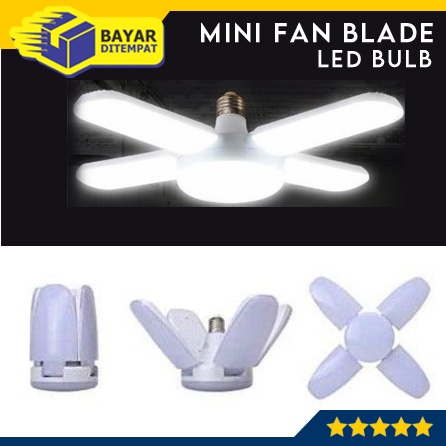 Lampu Mini Fan Blade Kipas 4 Sayap LED Blumb