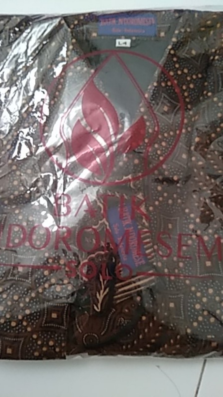 Batik Premium Ndoromesem Pantun Kamulyan Lengan Panjang Full Furing Katun Halus Solo