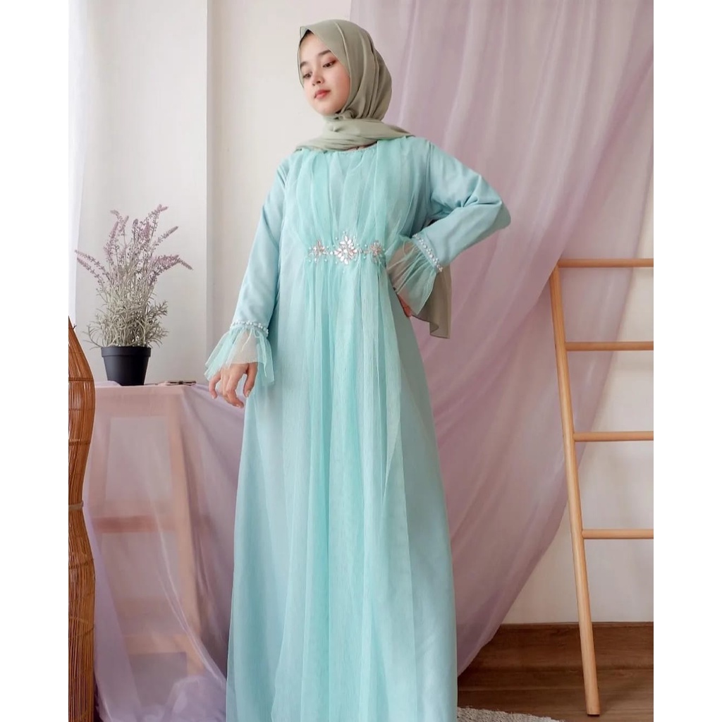 YASMINE DRESS / DRESS PESTA / SERAGAMAN / DRESS RAYA