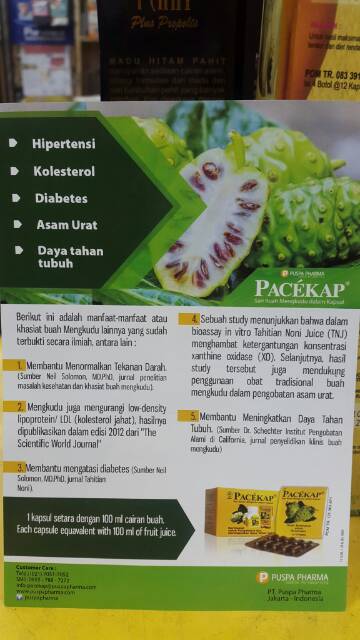 PACEKAP SARI BUAH MENGKUDU