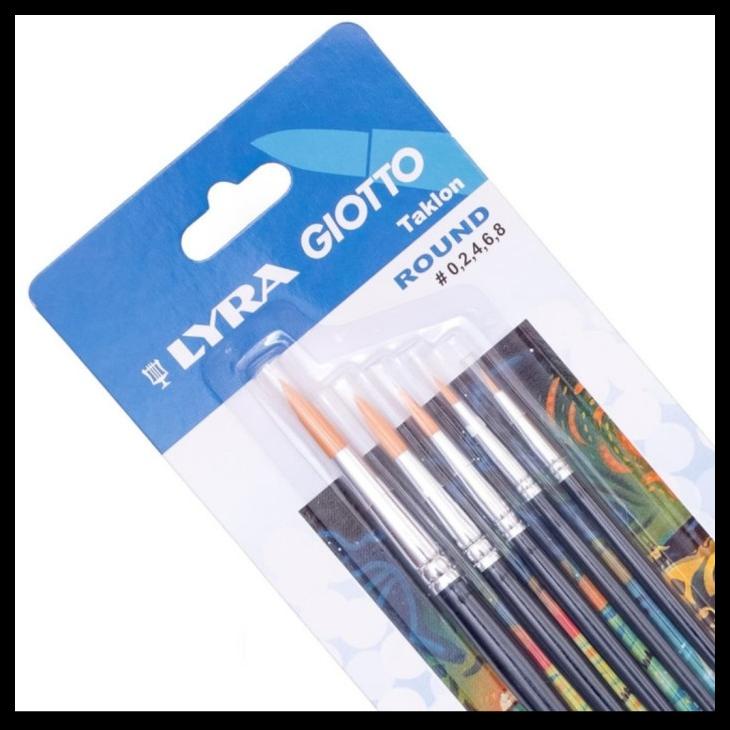 

Kuas Lukis Lyra Giotto Brush Set Round 1 Set (0,2,4,6,8)