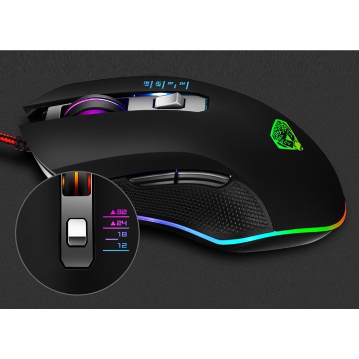 Mouse Gaming Divipard G302 3200 DPI Colorful Backlight