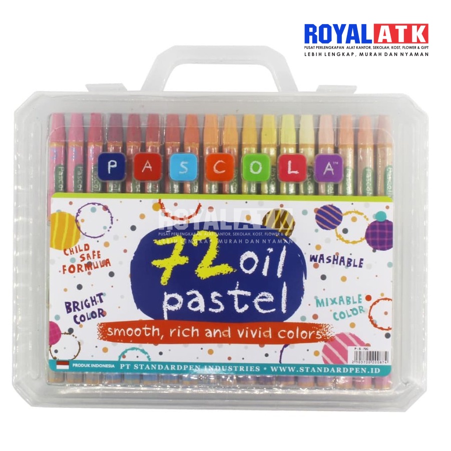 

Oil Pastels 72colour Krayon Crayon 72warna 72 Color Oil Pastel Pascola