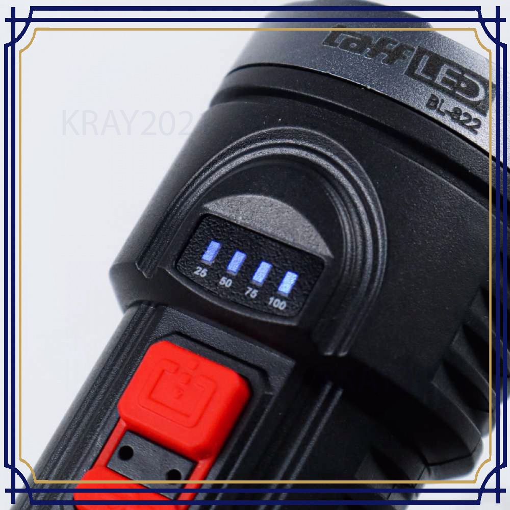 TaffLED Senter LED Waterproof USB Cree XPE+COB 7800 Lumens - BL-822