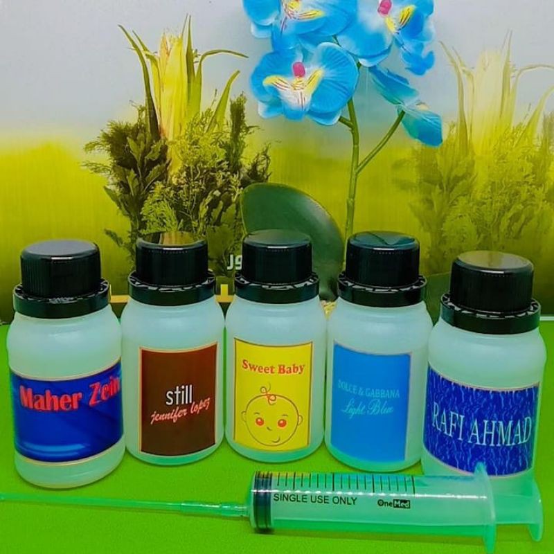 REFILL PARFUM THAILAND. ISI ULANG PARFUM THAILAND 100 ML. BONUS SUNTIKAN DAN SELANGNYA