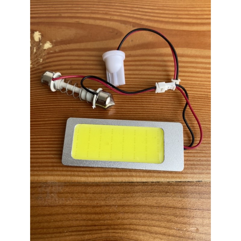 Lampu Plafon Kabin Mobil Led COB Plat Aluminium 12 Volt