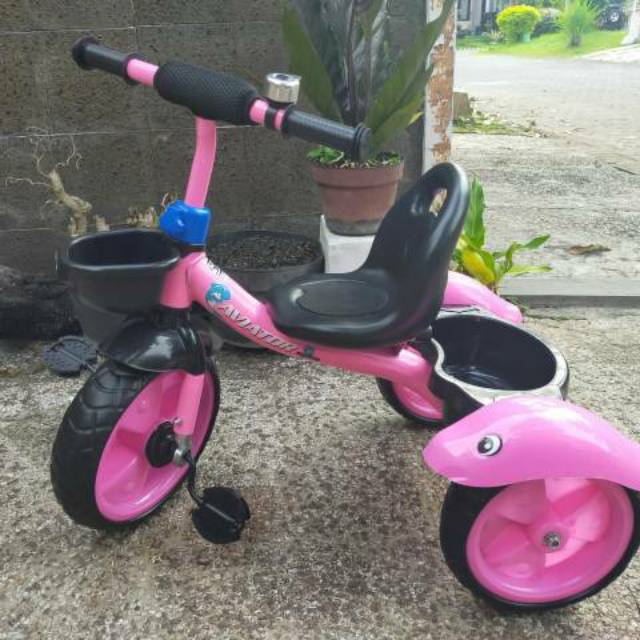  Sepeda  anak  Roda 3 merk  AVIATOR  AT 107 Frame besi tanpa 