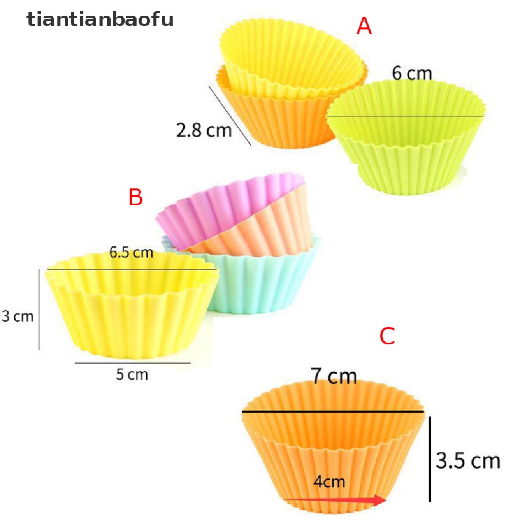 3 / 4 Pcs Piring Makan Bahan Silikon Tahan Panas Dapat Digunakan Kembali