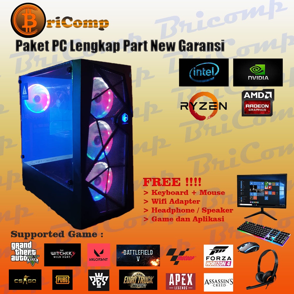 PC Gaming Core i5 3470 GTX 750ti 2gb
