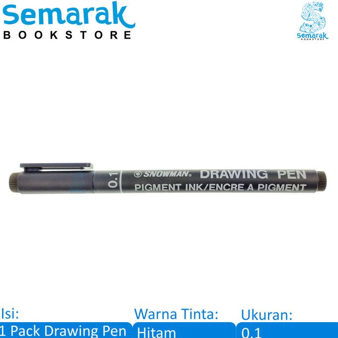 

Snowman 700 Drawing Pen 0.1/0.2/0.3/0.4/0.5/0.6/0.7/0.8 - [1 Pack] TERGOKIL