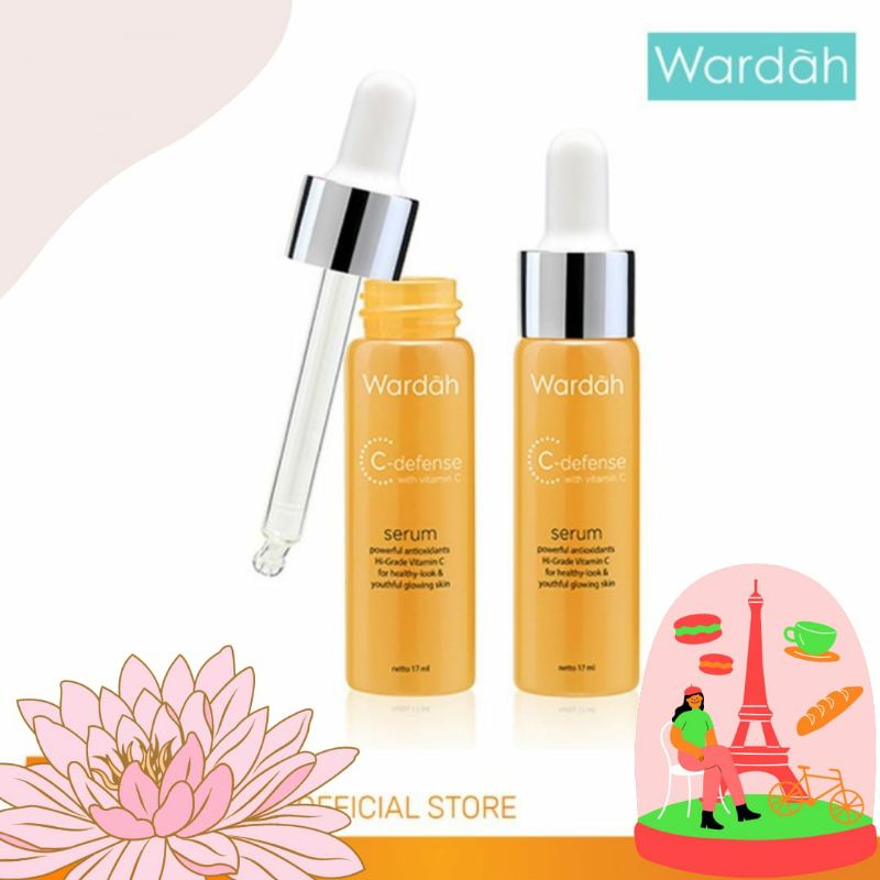 [PROMO] Wardah C-Defense Serum Orange 17ml | SERUM WARDAH | SERUM WAJAH | SERUM BRIGHTENING
