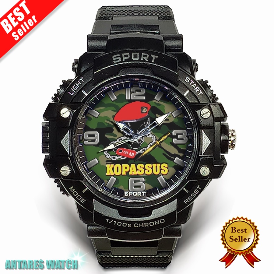 (Exclusive) Jam Tangan KOPASSUS TNI AD - 2 (Limited Edition)