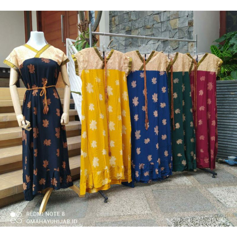 DASTER RENDA ARAB JUMBO RESLETING RENDA BRUKAT MOTIF DAUN