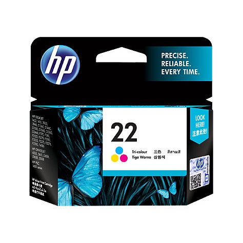 Tinta HP 22 colour : HP 22 color Original - INK CC9352AA