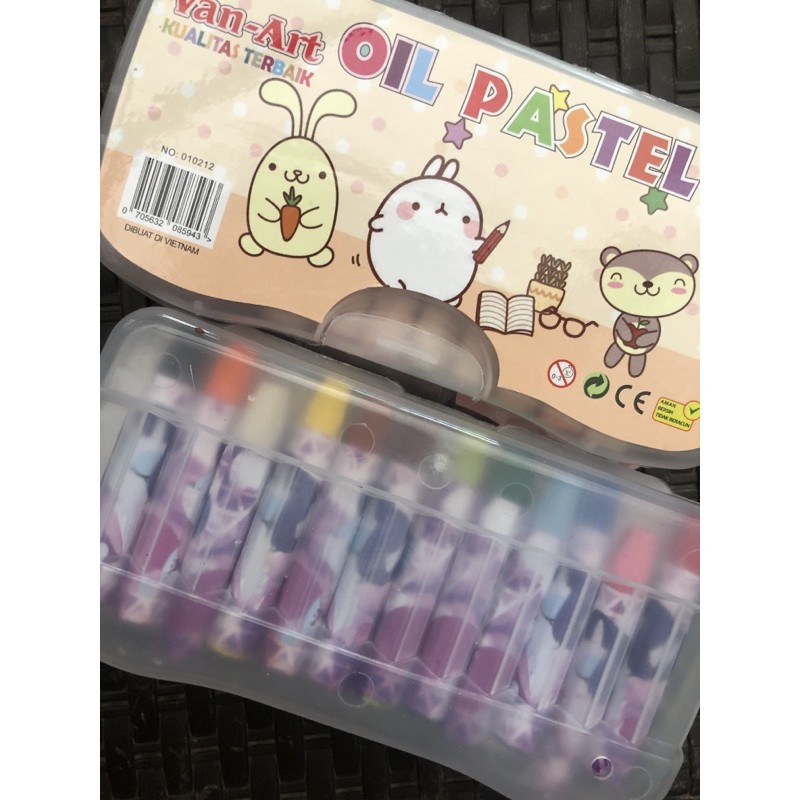 

Crayon warna / Oil Pastel 12 Warna Van-Art