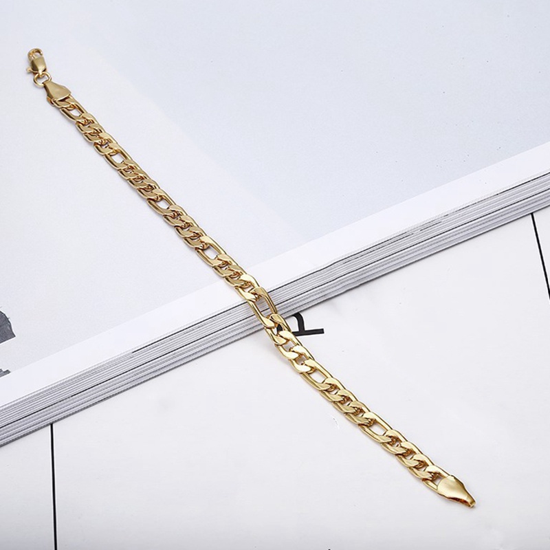 Gelang Rantai Lapis Emas 18K Untuk Pria