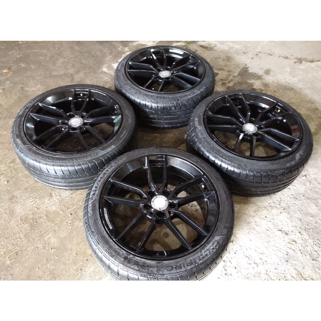 pelek velg mobil replika mecy amg ring 18 ban 225/45/r18 gt champiro pcd 5/112
