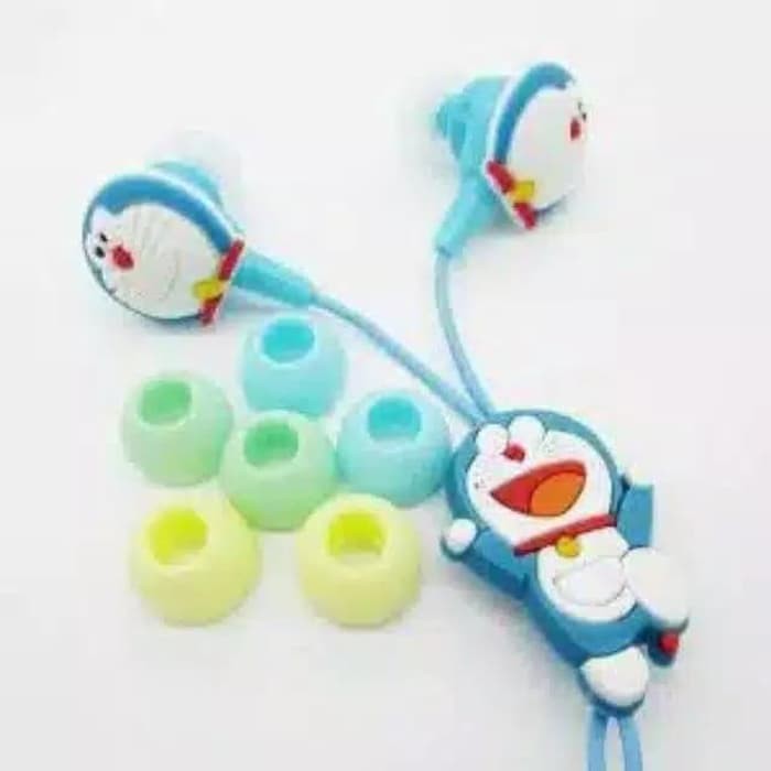 HEADSET / HANDSFREE KARAKTER DORAEMON &amp; HELLO KITTY / EARPHONE ANDROID