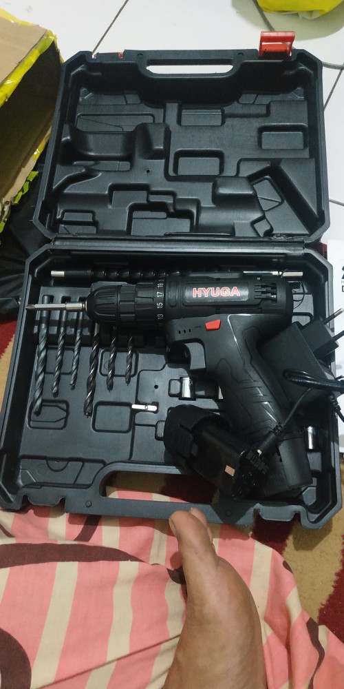 Mesin Bor Baterai 13vf Hyuga By Uchiha Cordless Drill Tanpa Kabel