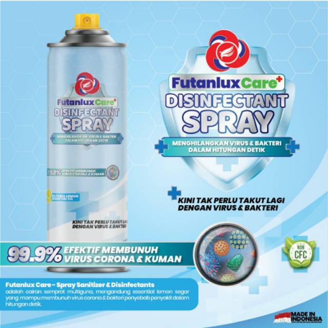 FUTANLUX CARE DISINFECTANT SPRAY ANTI CORONA