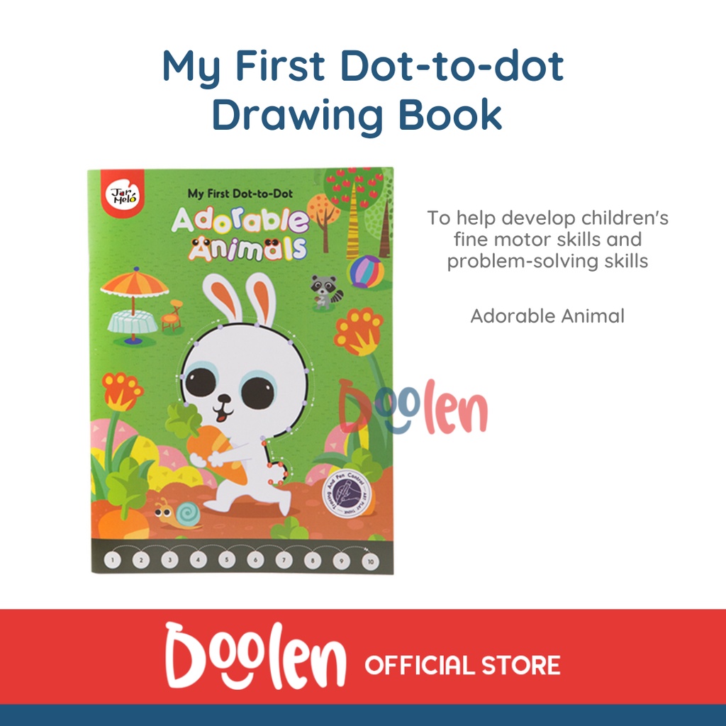 

Jar Melo My First Dot-to-Dot Drawing Book / Buku Gambar Edukasi Anak Doolen