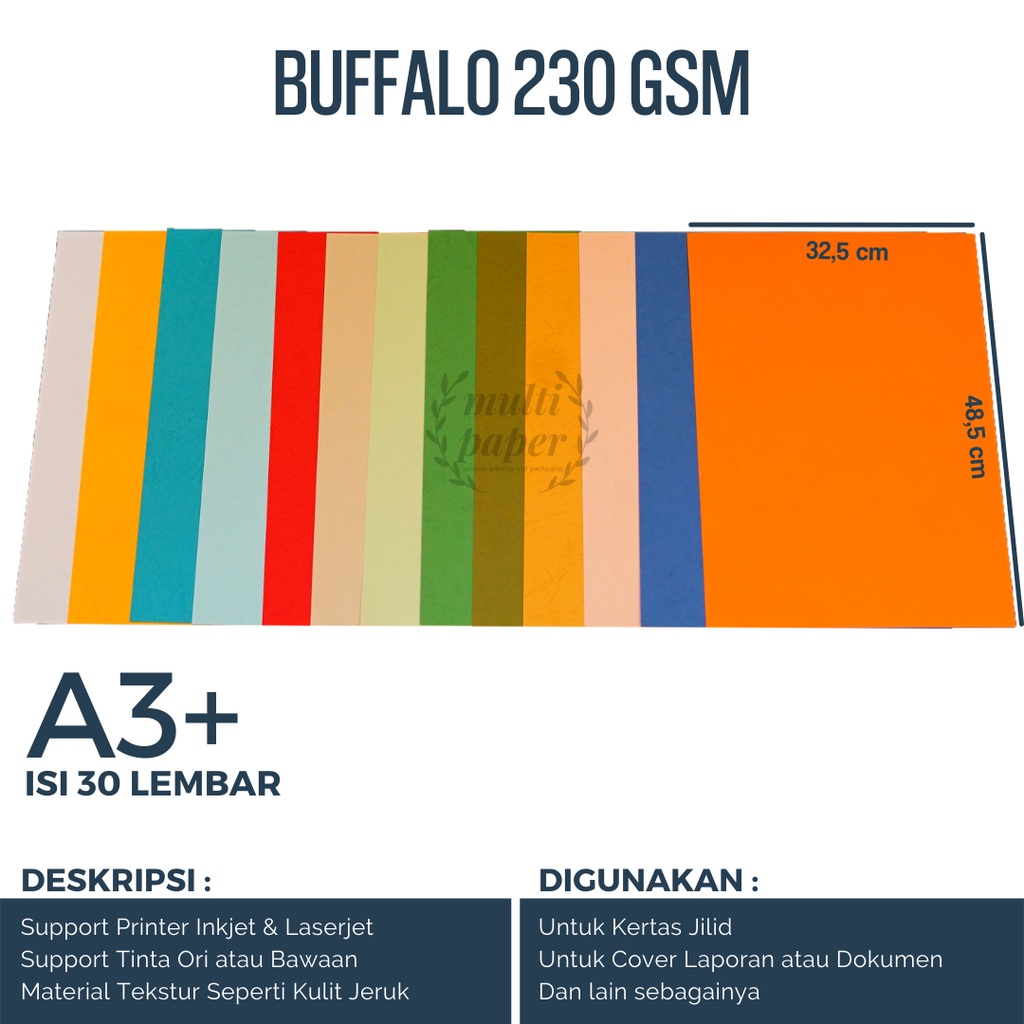 

Dck Kertas Buffalo A3 Plus isi 30 lembar / Kertas Jilid A3 Plus / Kertas A3 Plus Karton Buffalo