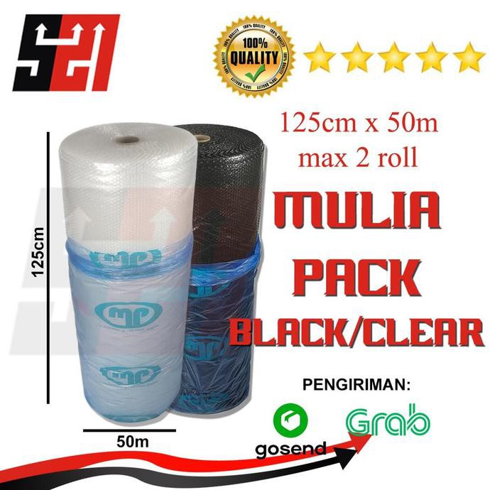 

Bubble Wrap Plastik Gelembung Grosir 125Cm X 50M - Hitam The.Sassy