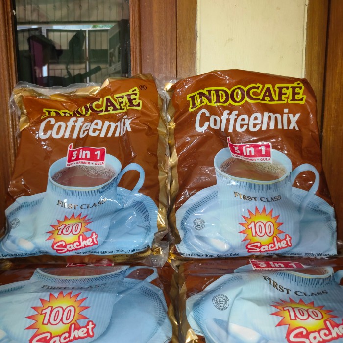 

r0eree Indocafe Coffeemix 1 Pack ( Isi 100 Sachet ) Ds20X11