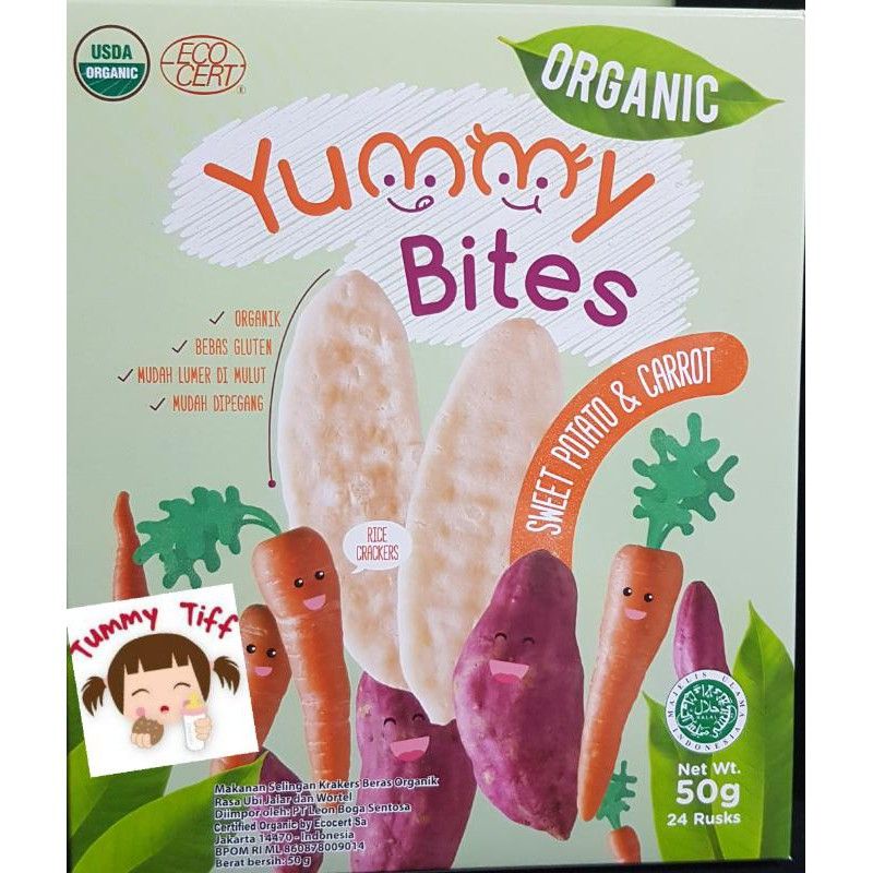 Yummy Bites - Organic Rice Crackers 50gr