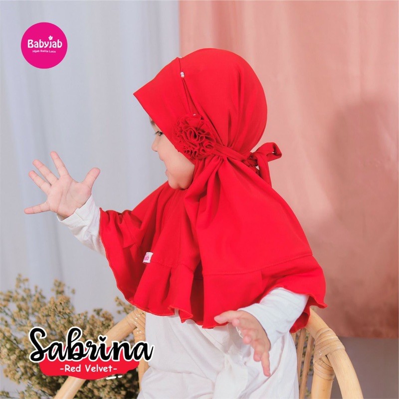 Babyjab Sabrina Jilbab Anak Lucu - Baby Jab Hijab Bergo Bayi Perempuan 0 1 2 3 4 5 6 7 Tahun