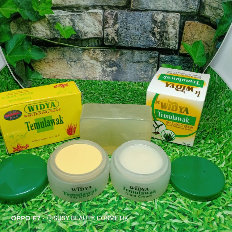 (PAKET) Cream Temulawak Widya &amp; Sabun Temulawak Holo Pink