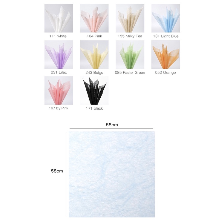 

( ISI 15 LEMBAR) Flower Wrapping Paper/ kertas buket tissue WP005