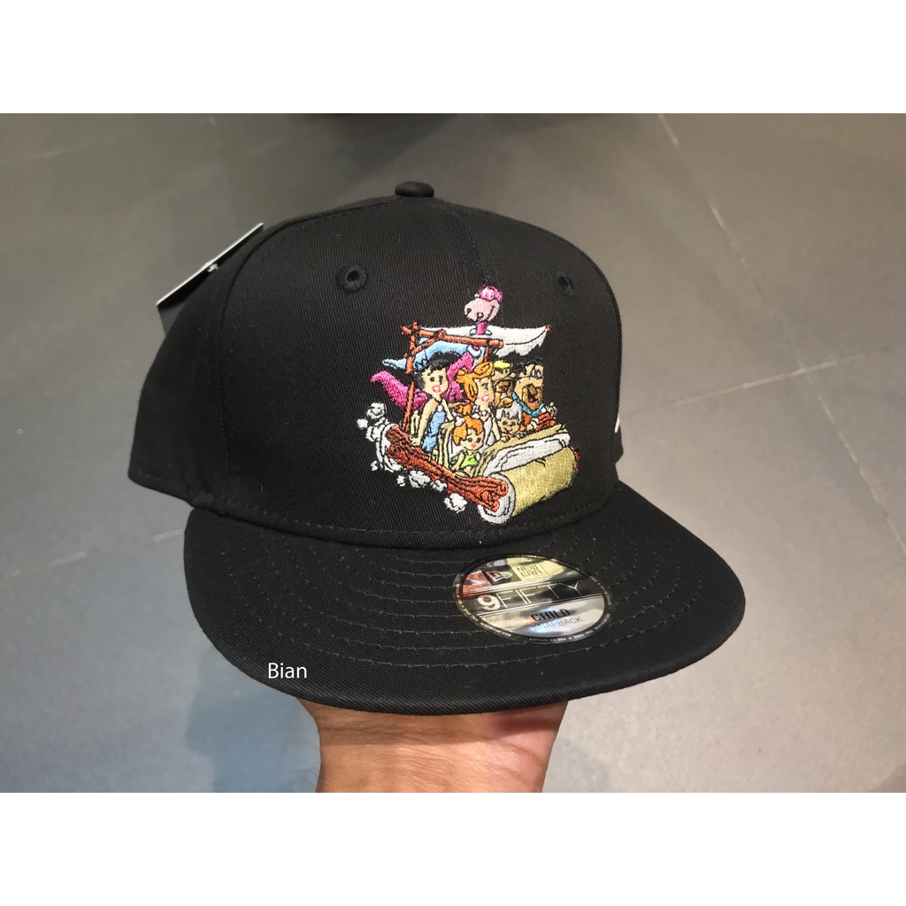Topi Anak New Era Kids 9Fifty The Flintstones Black Snapback 100% Original Resmi
