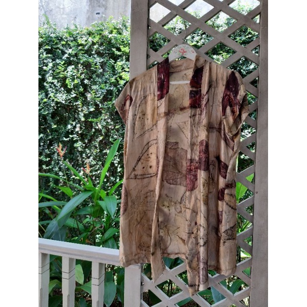 Cardigan Ecoprint Sutra Viscos