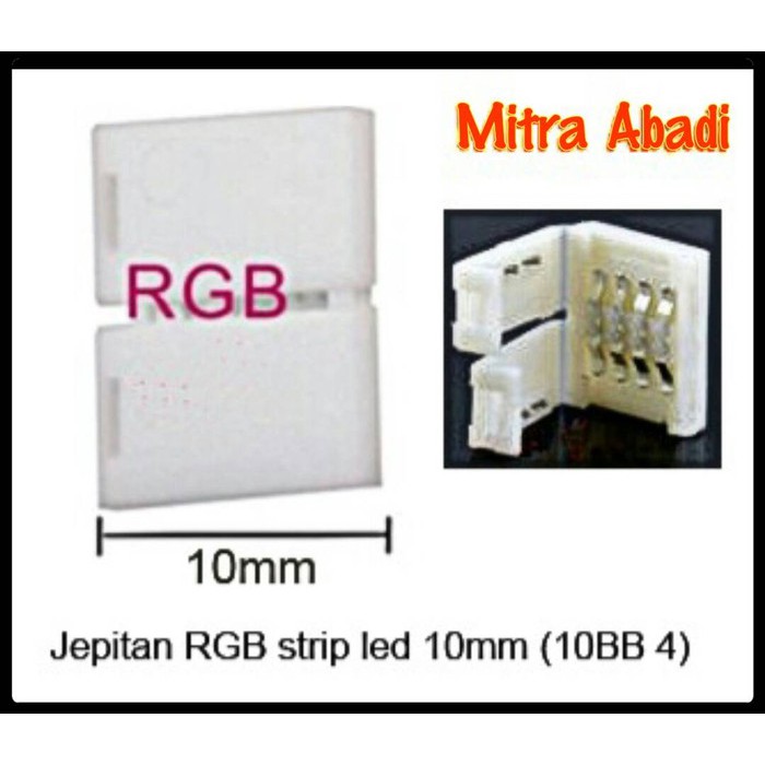 Clip Connector/Konektor Jepit for LED Strip RGB