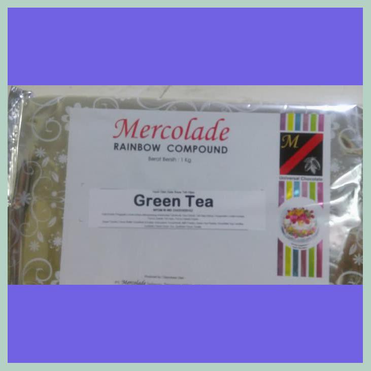 

COKLAT COMPOUND MERCOLADE GREENTEA 1KG