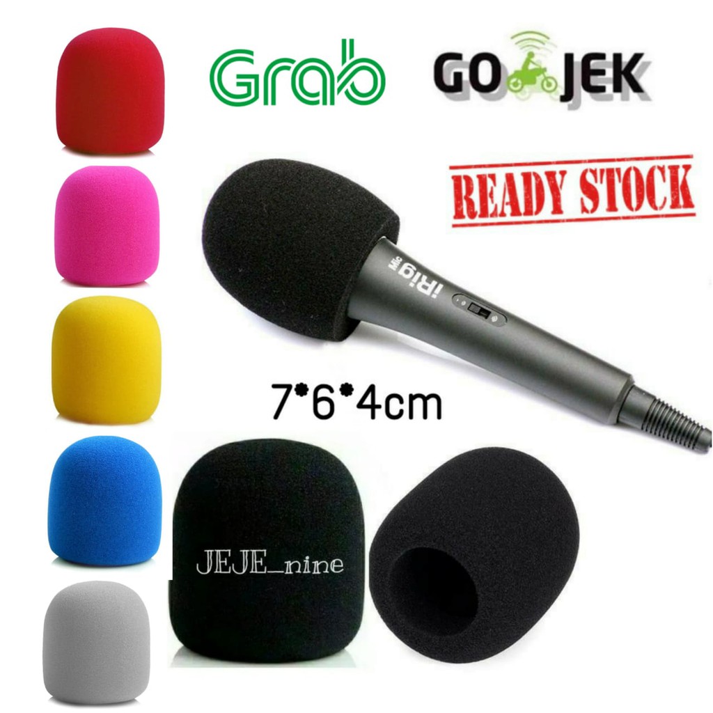 TERMURAH busa mic besar /busa mic condensor  / cover mic busa /pelindung mikrofon /busa mikrofone bu