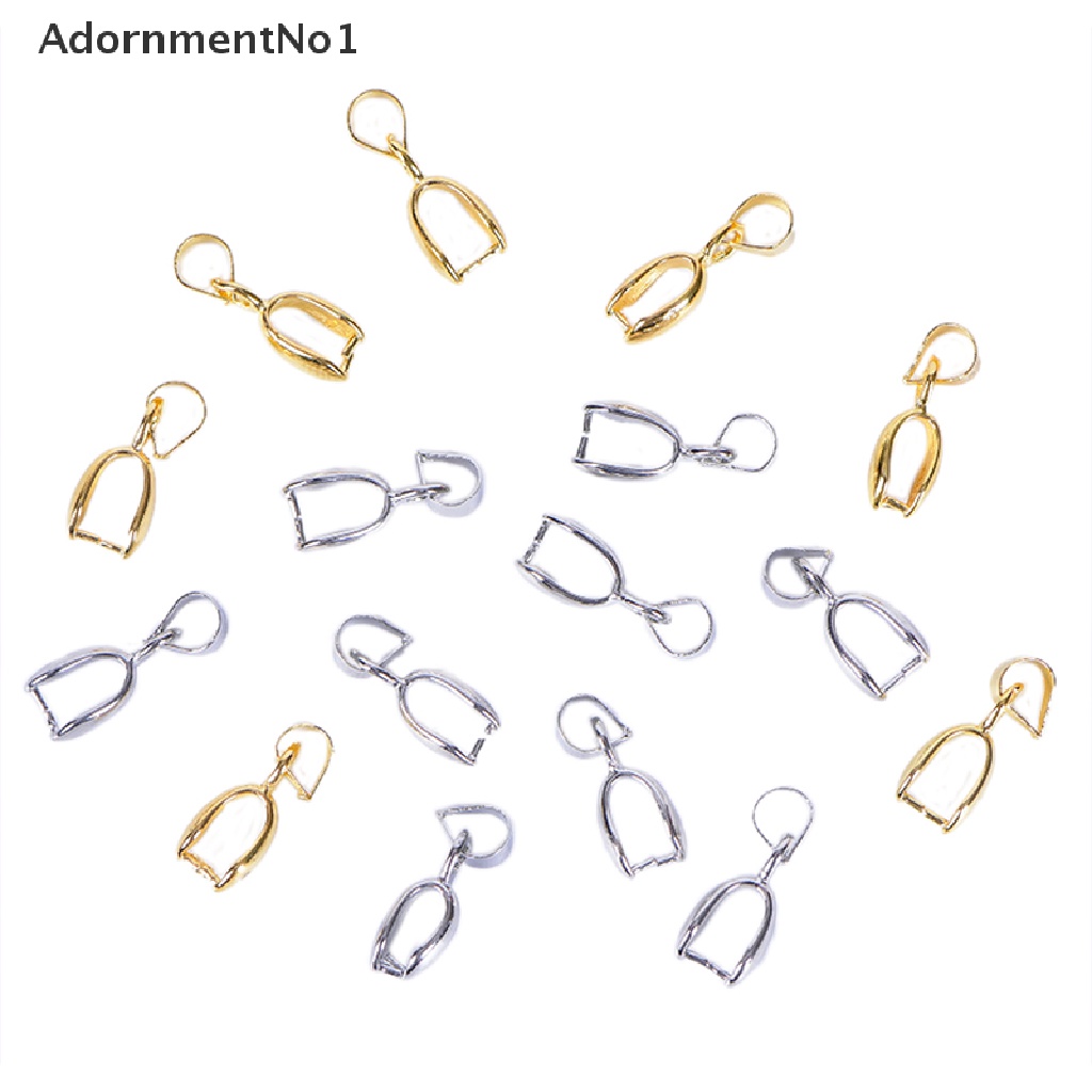 (AdornmentNo1) 12pcs / lot Klip Konektor Liontin Perhiasan