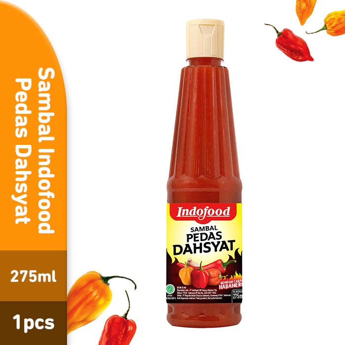 

Sambal Indofood Pedas Dahsyat 275 ml - 1 Pc