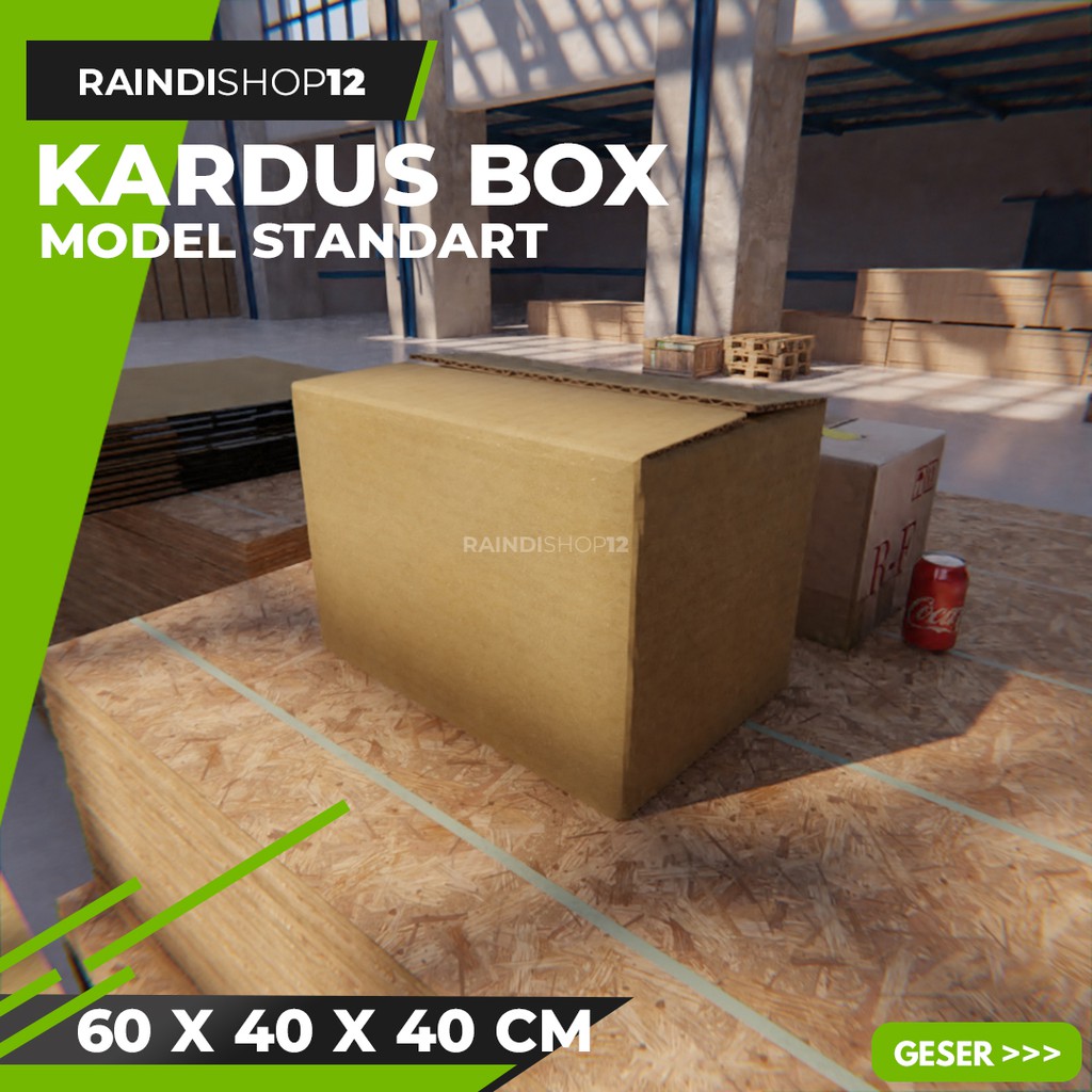 

BOX 60 X 40 X 40 CM KARDUS KOTAK KEMASAN PACKAGING KADO POLOS