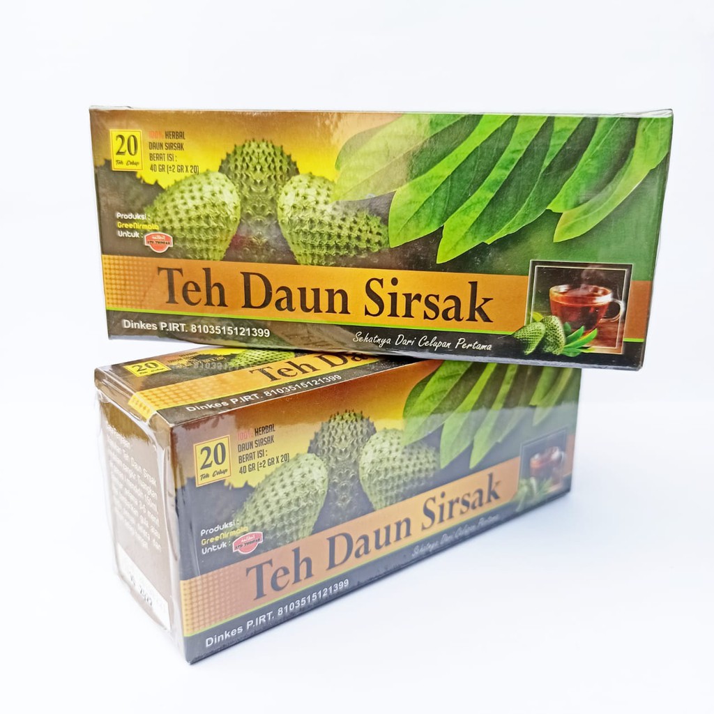 

Teh Daun Sirsak Terapi Kanker ( Teh Celup ) isi 20